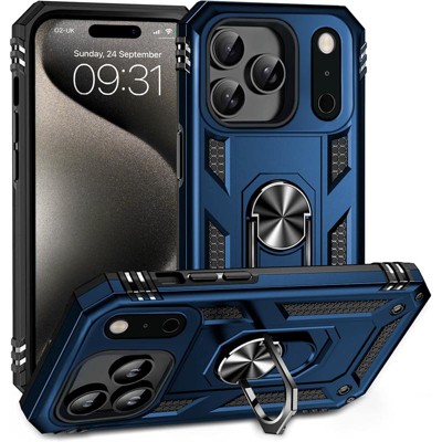 Entronix Case Compatible with iPhone 17 Pro Max - Dual-Layer Guard Gripstand