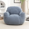 CAVINAS Bean Bag Chair with Filler, Comfy Cozy BeanBag Chairs with Tufted Soft Stuffed Filling & Memory Foam - 2 of 4