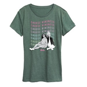 Women's - Barbie - Choose Kindness Short Sleeve Graphic T-Shirt - 1 of 4