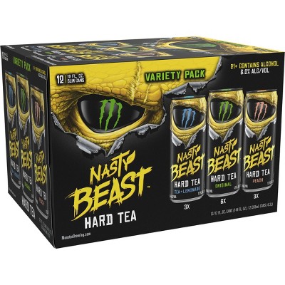 The Beast Nasty Beast Hard Tea Variety - 12pk/12 fl oz Cans