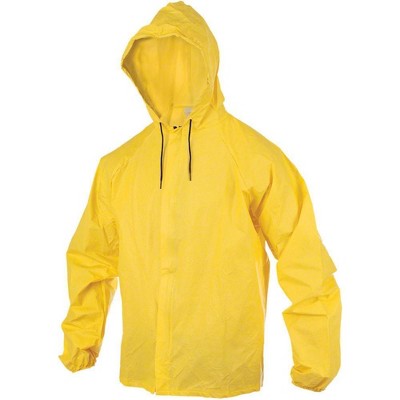 hooded rain jacket