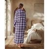 ADR Women's Zip Up Robe Fleece Soft Warm Plush Oversized Zipper Bathrobe - 3 of 4