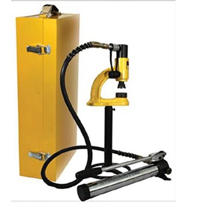 ALFI Hydraulic Manual Hole Punching Machine for use with Stainless Steel up to 1 1/2 mm Thick