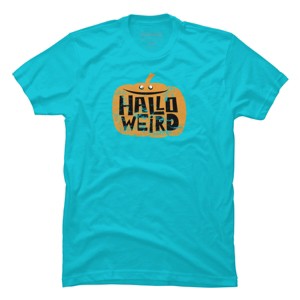 Men's Design By Humans Halloween Halloweird By Spindriftdesigns T-Shirt - 1 of 2