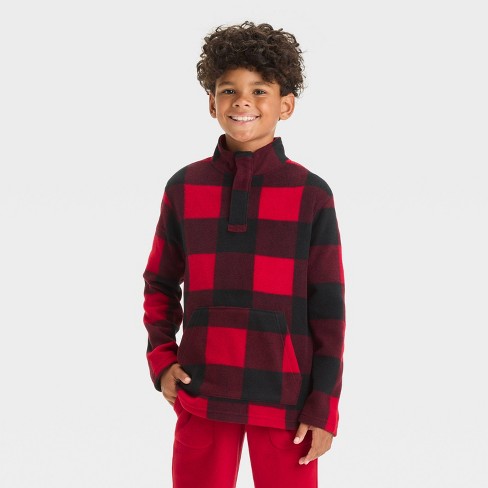Boys red hoodie online