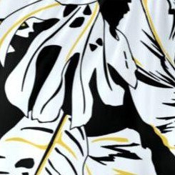 black graphic palms