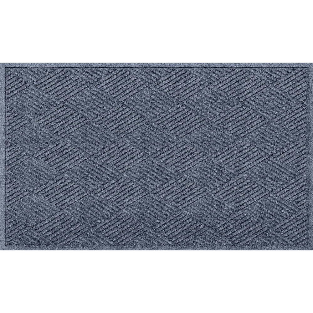 Photos - Doormat Bungalow Flooring WaterHog 3'x5' Diamonds Indoor/Outdoor  Bluestone 