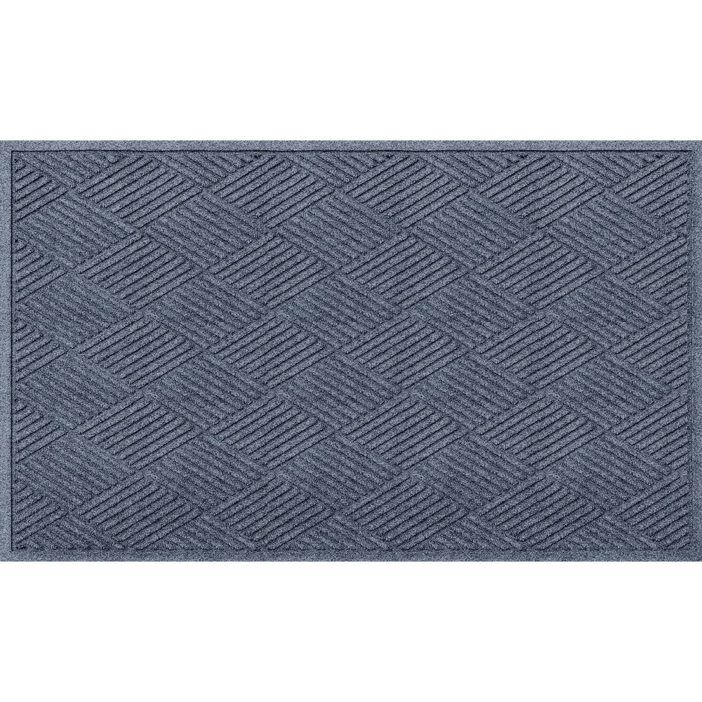 WaterHog® Diamonds 3'x5' Indoor/Outdoor Doormat Bluestone