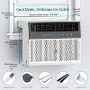 6000 BTU Window Air Conditioner with Remote Control, Cools Up to 269 Sq.Ft, Ultra Quiet - 2 of 4