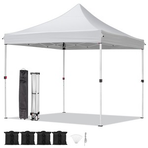 Karl Home | 10 Ft. X 10 Ft. White Outdoor Folding Canopy - 1 of 4