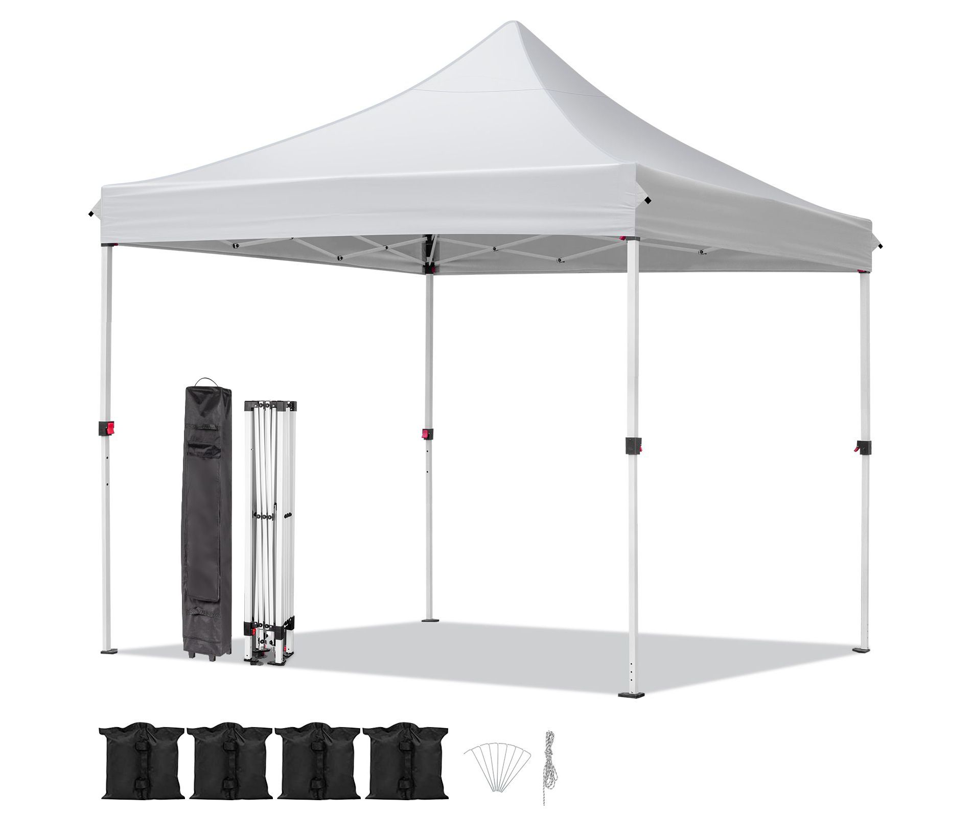 Karl Home | 10 Ft. X 10 Ft. White Outdoor Folding Canopy