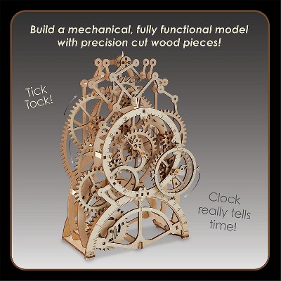 MindWare Gearjits Pendulum Clock - Building - 166 Pieces