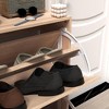 Okak Ventilated Shoe Cabinet with 3 Flip Doors & Adjustable Shelves, Freestanding Wooden Shoe Organizer with Anti-Tip Device for Entryway - 4 of 4