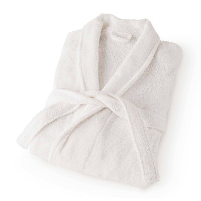 Large Terry Bath Robe White - Martex