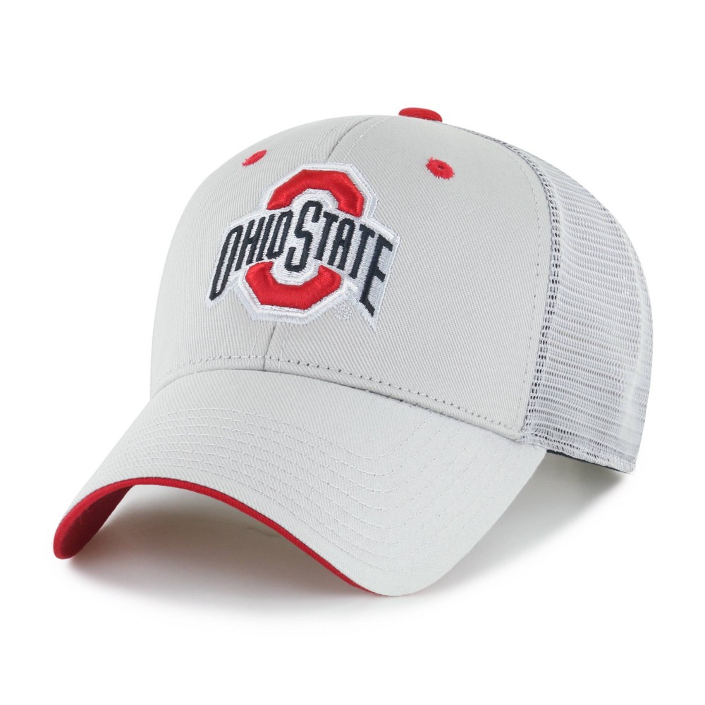 NCAA Ohio State Buckeyes Gray Money Maker Mesh Hat