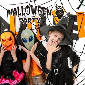 Garvee Black Witch Costume for Girls--Halloween Plush Witch Dress with Hat - 1 of 4