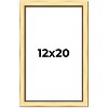 PosterPalooza | Simple Gold Picture Frame - UV Acrylic, Foam Board Backing, Hanging Hardware - 2 of 4