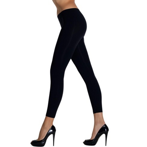 Women's 50d Opaque Footless Tights - A New Day™ Black S/m : Target