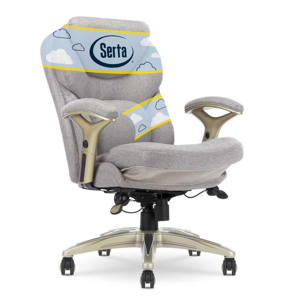 Photos - Computer Chair Serta Works Executive Office Chair with Back In Motion Technology Seamless Light 