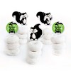 Big Dot of Happiness Little Stinker - Dessert Cupcake Toppers - Woodland Skunk Baby Shower or Birthday Party Clear Treat Picks - Set of 24 - 2 of 4