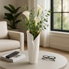 Contemporary Sculptural Vase for Living Room Decor - Home Accent for Office, Table, and Bedroom Styling - Entryway, Hallway, House Decor - 4 of 4