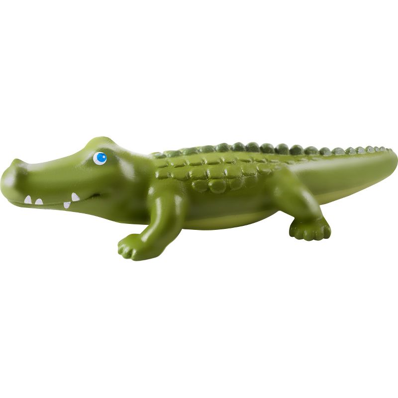 HABA Little Friends Crocodile - 7" Chunky Plastic Zoo Animal Toy Figure, 2 of 9