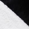 48" x 72" Reversible Faux Shearling Duvet Cover for Weighted Blanket Charcoal/Ivory - DreamLab: Heavyweight, Zippered, Machine Washable - 4 of 4