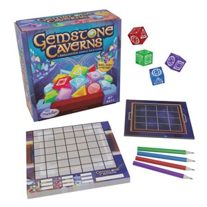Ravensburger ThinkFun Gemstone Caverns Dice Board Game - 1 of 3