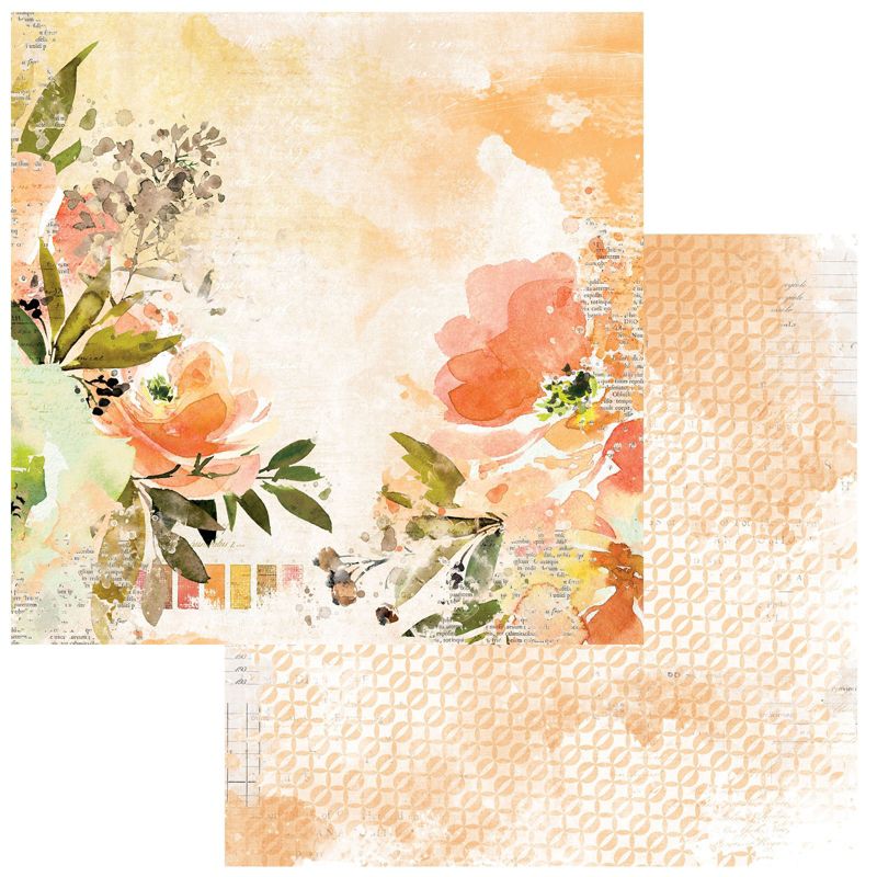 Color Swatch: Peach Double-Sided Cardstock 12"X12", 1 of 4