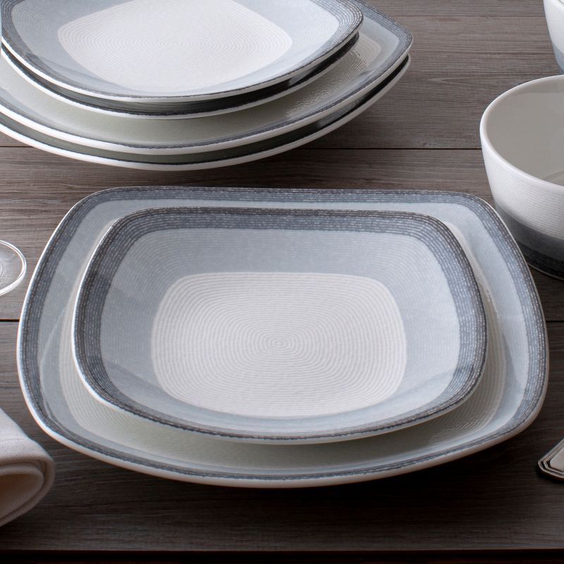 Noritake Colorscapes Layers Set of 4 Square Dinner Plates, 4 of 7
