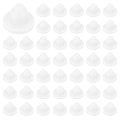 Unique Bargains Silicone Rubber Corrosion-Resistant Nap-in Locking Hole Plugs White