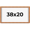 PosterPalooza | Flat Brown Picture Frame - UV Acrylic, Backing Board, Hanging Hardware Included - 2 of 4