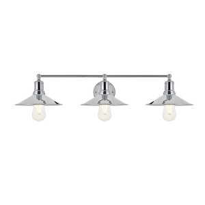 Elegant Lighting Etude 3 light chrome Wall Sconce - 1 of 4
