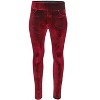 Memoi Women's Velvet High-Waist Shaping Leggings - 2 of 4