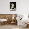 Stupell Industries Blissful Fox with Snowflakes Black Framed Giclee Art - 2 of 4