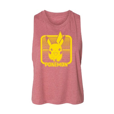 Women's Pokémon Pokémon Battle Graphic Racerback Tank - Heather Mauve - Small