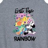 Women's - Disney - Eat the Rainbow Minnie Graphic Racerback Tank - 2 of 4