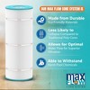 Hurricane Filters Advanced Spa Filter Cartridge for Unicel: 6CH-940, PWW50P3, Filbur: FC-0359, and Waterway Front Access Skimmer Models, 9 Pack - 3 of 4