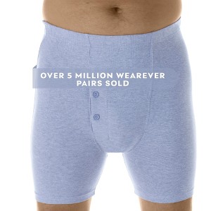1-Pack Wearever Men's Reusable Incontinence Boxer Briefs - 1 of 4