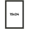 PosterPalooza | Antique Black Picture Frame - UV Acrylic, Foam Board Backing, Hanging Hardware - 2 of 4