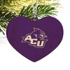 Abilene Christian Primary Logo Heart Love Wood Christmas Tree Holiday Ornament - 2 of 3