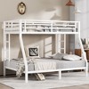 Sapphtopaz Space-Saving Metal Frame Bunk Bed for Teens/Adults, Simple Bed Frame with Guardrails No Box Spring Needed for Bedroom, Kids Room - 4 of 4