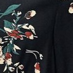 black floral print