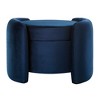 Modway Nebula Ottoman – Round Upholstered Performance Velvet Footstool - 4 of 4