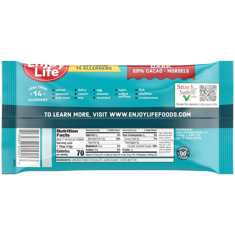 Enjoy Life Dairy Free Vegan Baking Chocolate Chips, 2 of 8