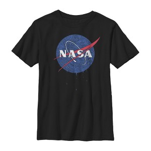 Boy's NASA Galactic Swirl Logo T-Shirt - 1 of 4
