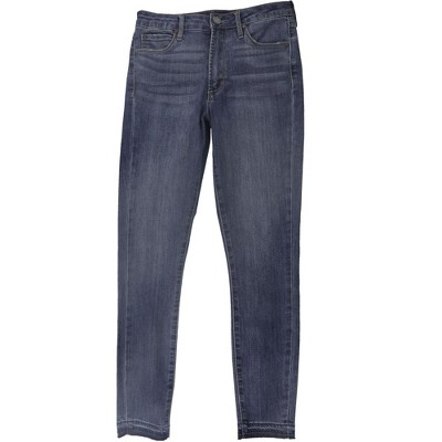 Articles of Society Womens Heather Release-Hem Skinny Fit Jeans