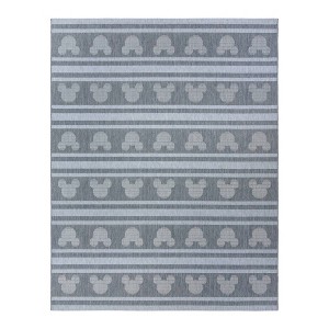 Mickey Mouse Stripes Outdoor Rug - 1 of 4