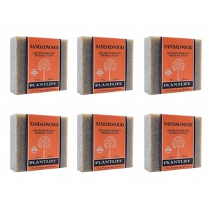 Plantlife Sandalwood Bar Soap - Moisturizing and Soothing Soap for Your Skin - Hand Crafted Using Plant-Based Ingredients - Made in California 4oz Bar - 1 of 2
