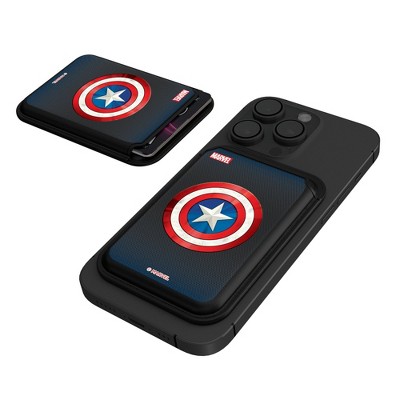 Keyscaper Marvel Avengers Grid Black Magnetic Credit Card Wallet